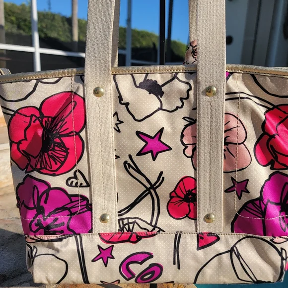 Coach Kyra Poppy With Crossbody Strap And Matching Coach Twilly - Picture 2 of 9